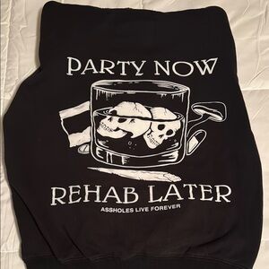 Black Graphic Sweatshirt